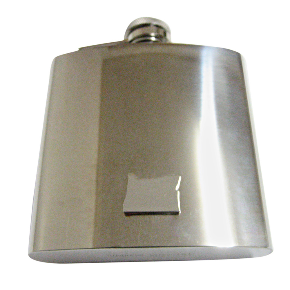 Oregon State Map Shape 6oz Flask - image 1